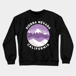 Sierra Nevada California - Sierra Nevada Ski Snowboard Mountain California Yosemite Travel Crewneck Sweatshirt